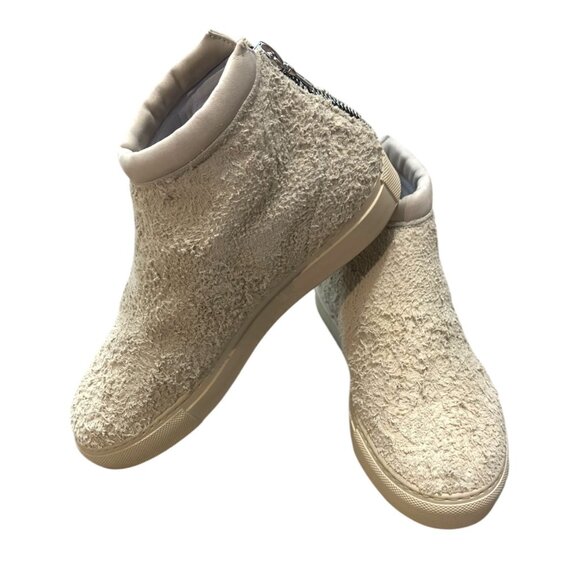 Nonnative Traveler Trainer Sneaker Boot US Size 8 Rough Italian Leather Ivory - Picture 8 of 10